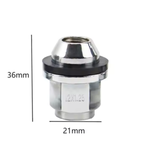 Chrome Wheel nut M12x1.25